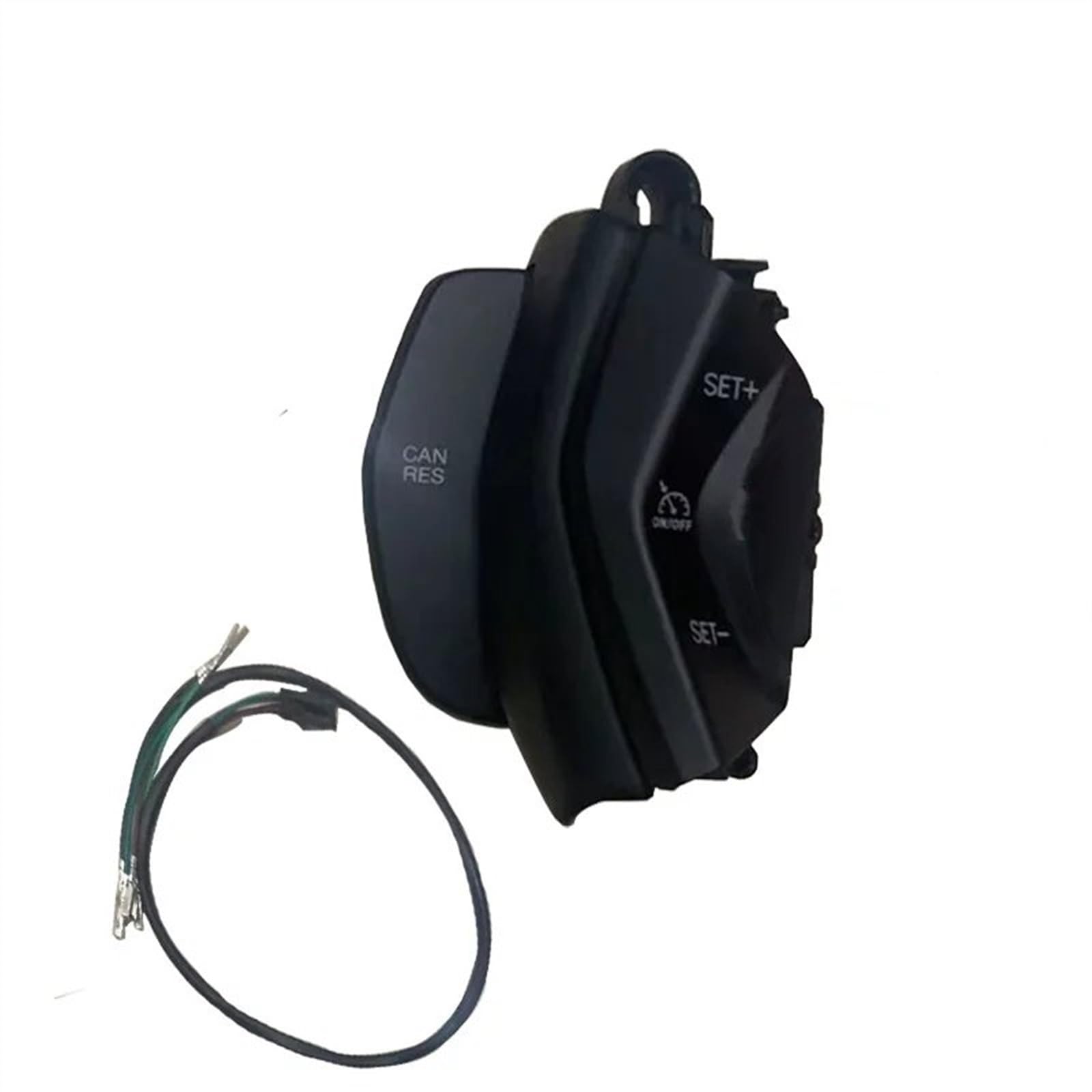 WSBOJXTH Lenk Rad Knopf Ersatz Kompatibel Mit Ford Für Focus 3 Für Kuga 2012-2015 Auto-Tempomat-System-Kit Tasten Lenkrad-Geschwindigkeitsreglerschalter(with Cables) von WSBOJXTH