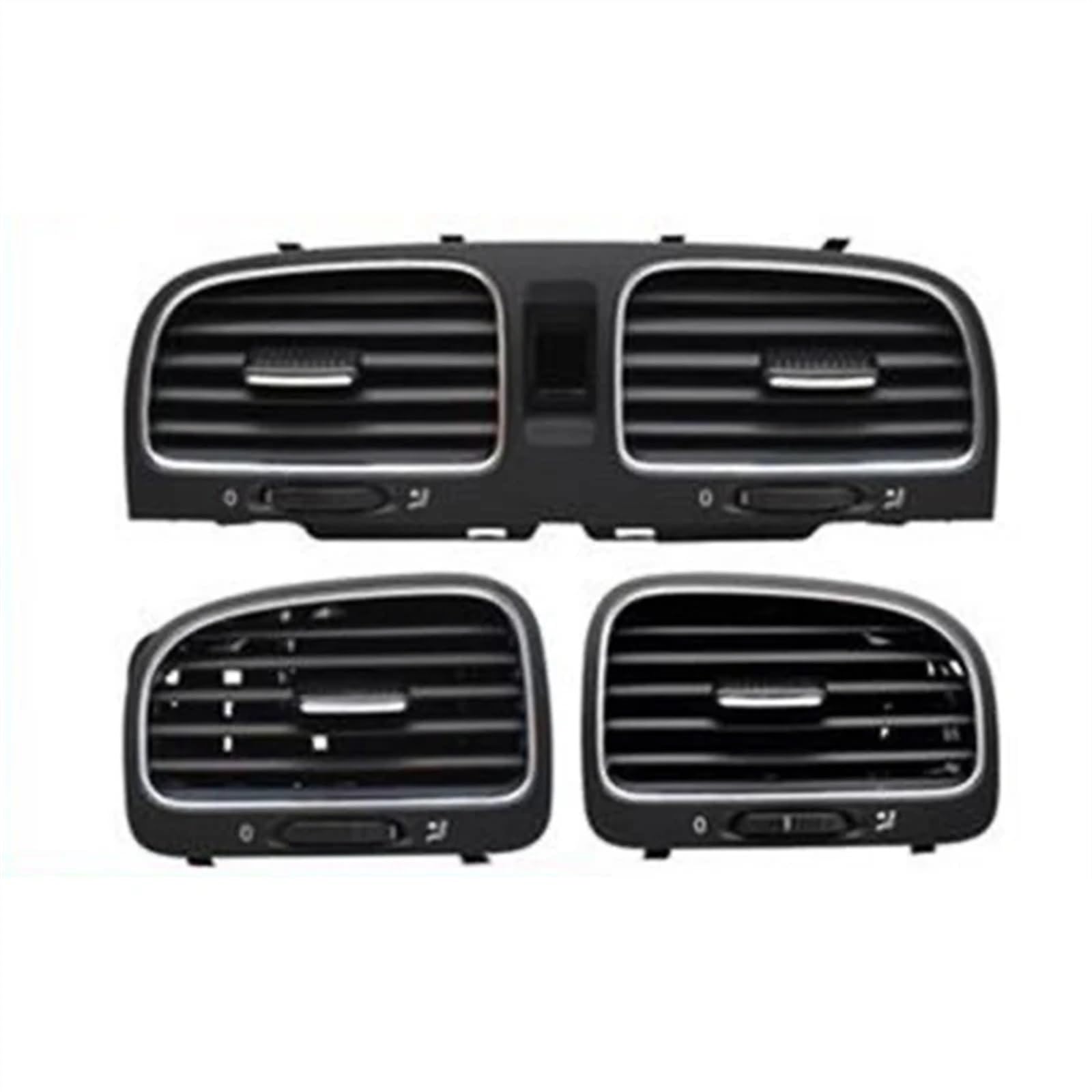 WSBOJXTH Lüftungsdüsengitter Kompatibel Mit VW Für Golf 6 MK6 Für GTI 2009-2013 Armaturenbrett-Klimaanlage, Lüftungsgitter, 5K0819728, 5K0819703, 5K0819704(3pcs) von WSBOJXTH