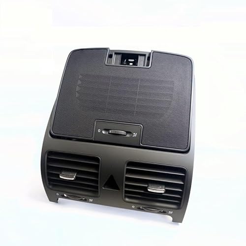 WSBOJXTH Lüftungsdüsengitter Kompatibel Mit VW Für Rabbit Für Jetta Für Golf MK5 1KD819728 1KD819704 Auto-Armaturenbrett Zentralklimaanlage Auslass A/C Entlüftungsluftdüsensatz Warnschalter(Middle B) von WSBOJXTH