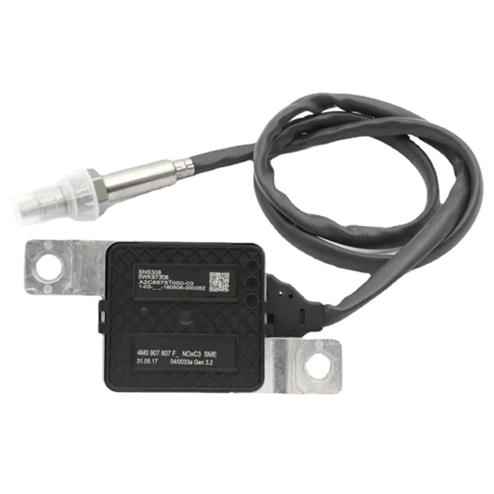 WSBOJXTH Stickoxid-Sensor Kompatibel Mit A5 A6 C7 C8 A8 D5 Q5 II Q7 4M Q8 Stickstoff-Sauerstoff-Sensor 5WK97308 4M0907807F Nox Sensor von WSBOJXTH