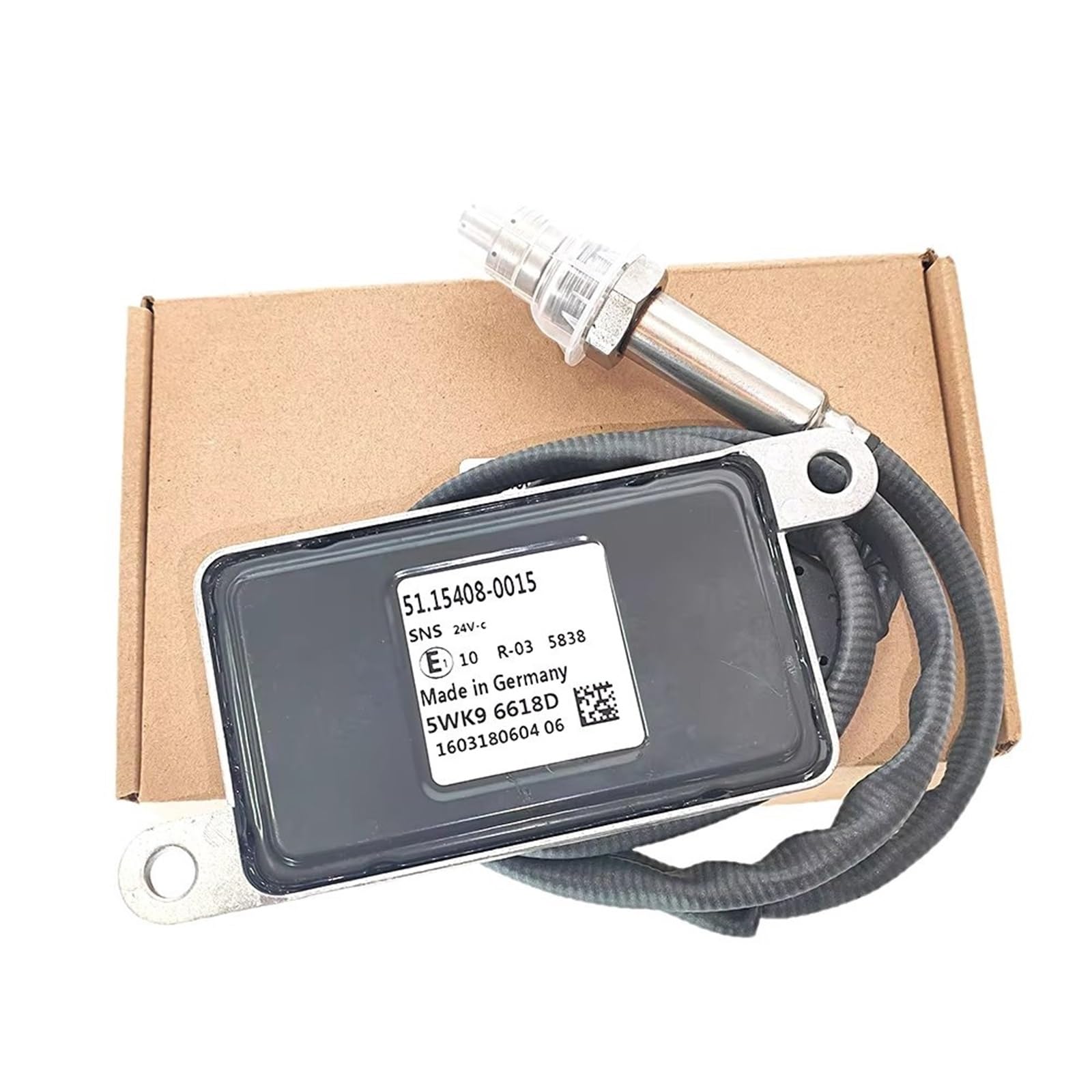 WSBOJXTH Stickoxid-Sensor Kompatibel Mit Man Für TGL TGM 2005–2013 Für TGS TGX 2007–2013 24 V NOx-Sensor 5WK96618B 5WK96618D 51.5408–0015 5154080015 Nox Sensor von WSBOJXTH