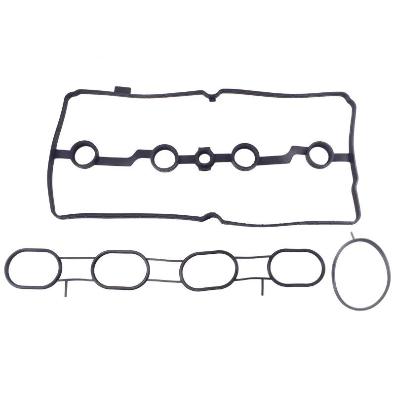 WSBOJXTH Zylinderkopfhaube Dichtung Kompatibel Mit Nissan Für Altima Für Juke Für NV200 Für Rogue Für Sentra 13270-5TA0A 16175-JA00A Automotor-Ventildeckeldichtung Ansaugkrümmer-Dichtungssatz von WSBOJXTH