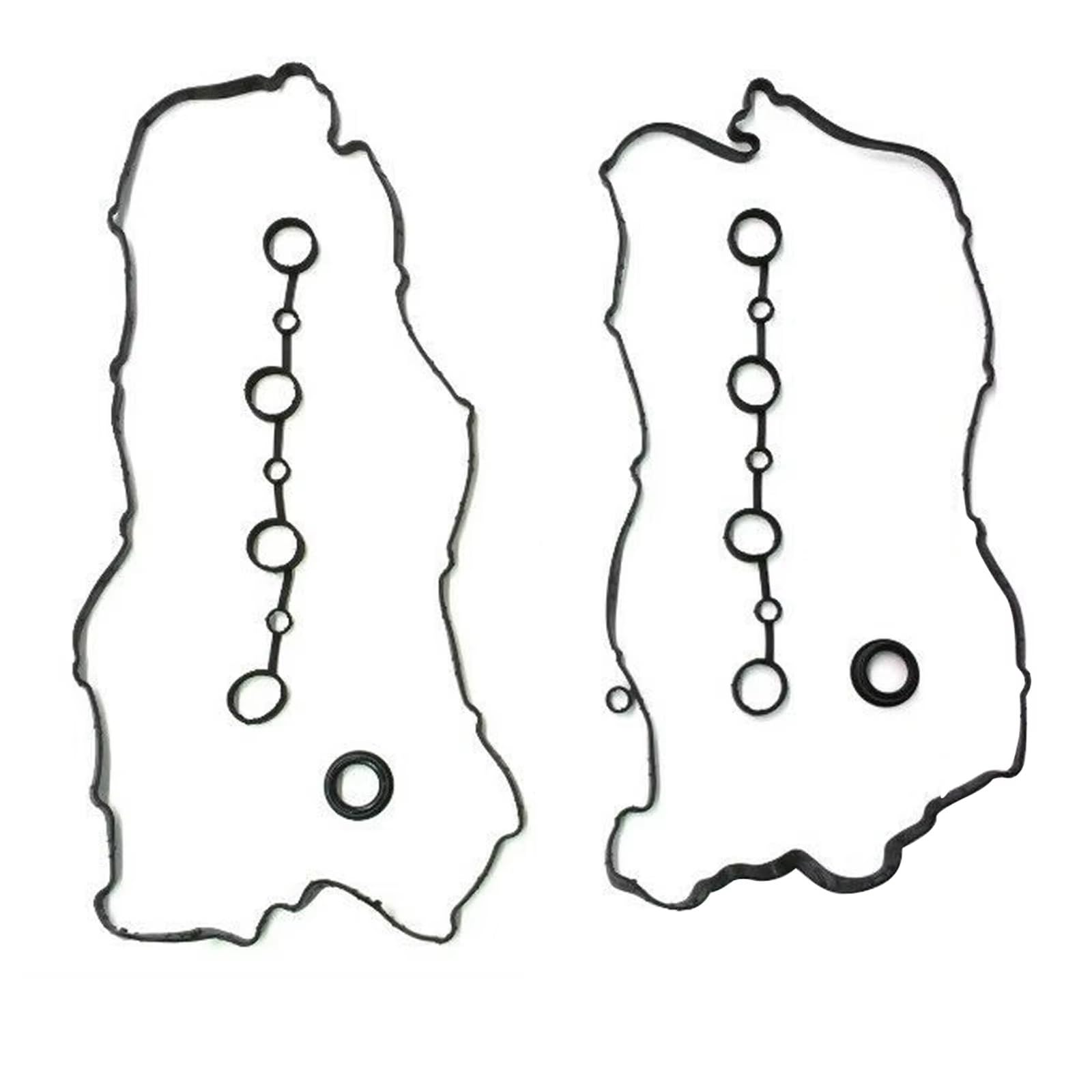 Zylinderkopfhaube Dichtung Kompatibel Mit Porsche Für Cayenne V8 2003 2004 2005 2006 Auto Links Rechts Motorventildeckel-Dichtungssatz Zündkerzendichtungen Nockendichtung 94810593205 94810593103 von WSBOJXTH