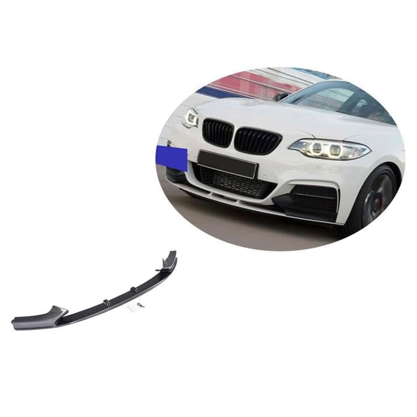 Auto Frontspoiler für BMW 2 Series M235I M Tech, Frontstoßstange Lippe Spoiler Splitter, Frontspoiler Diffusor Body Kit Auto Tuning Zubehör von WSCDMCC