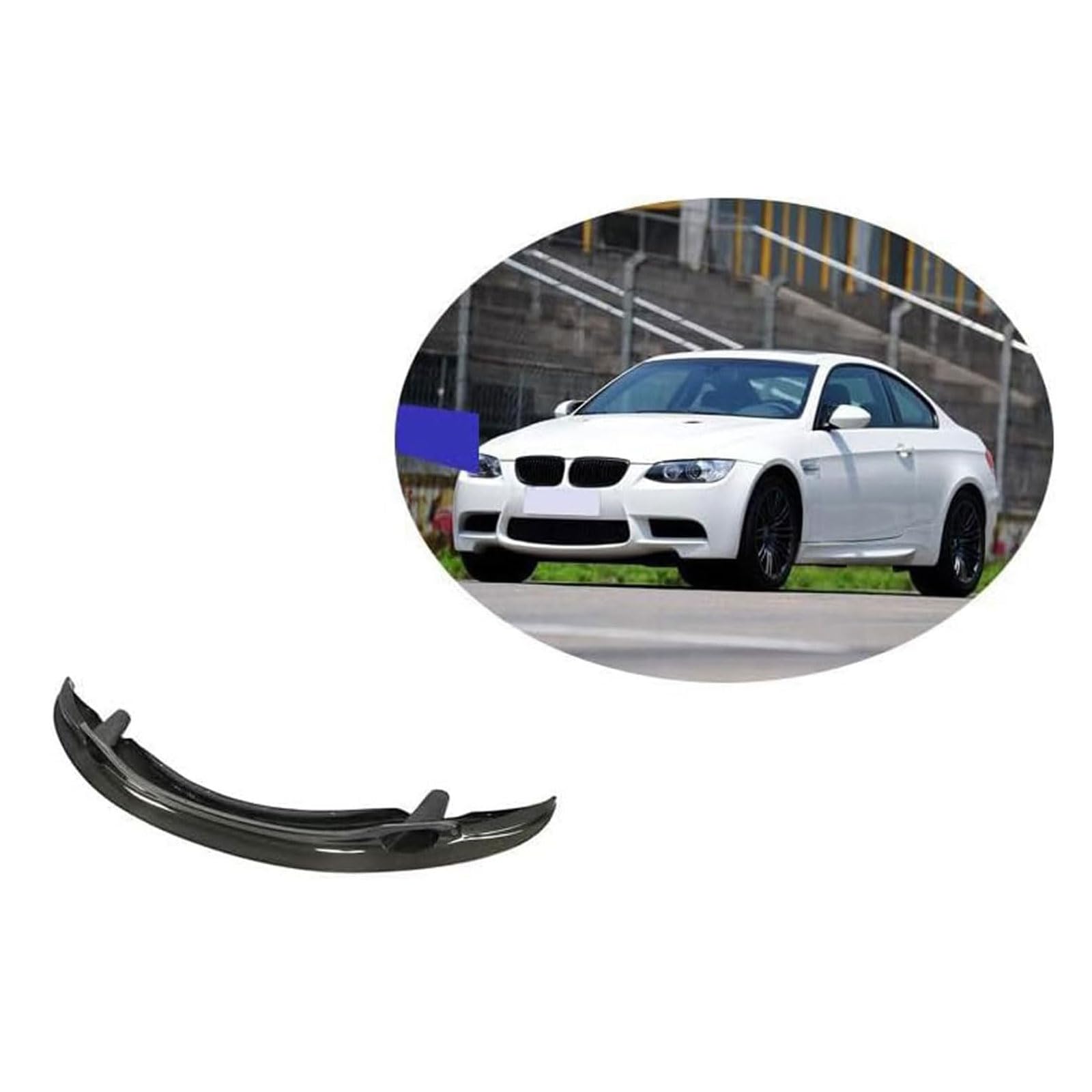 Auto Frontspoiler für BMW E92 M3 GT4S Widened, Frontstoßstange Lippe Spoiler Splitter, Frontspoiler Diffusor Body Kit Auto Tuning Zubehör von WSCDMCC