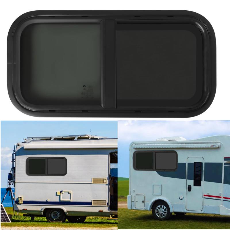 WSIKGHU Wohnwagen Fenster 70x40 cm, Wohnmobil Fenster mit Fliegengitter und Abgerundeten Ecken Universell für Lkw, Wohnwagen und Wohnmobile - EU Stock von WSIKGHU