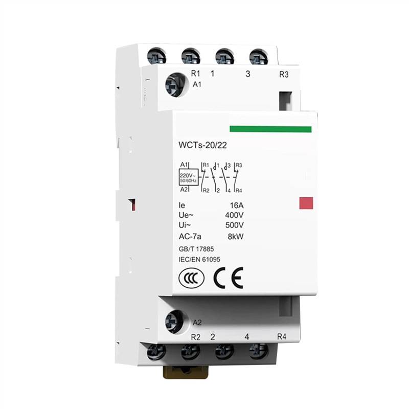 Haushaltsschütz WCTs16A2NOAC230V AC-Modul Steuerschalter klein elektromagnetisch(WCTs 20A 2NO2NC) von WSJMWKW