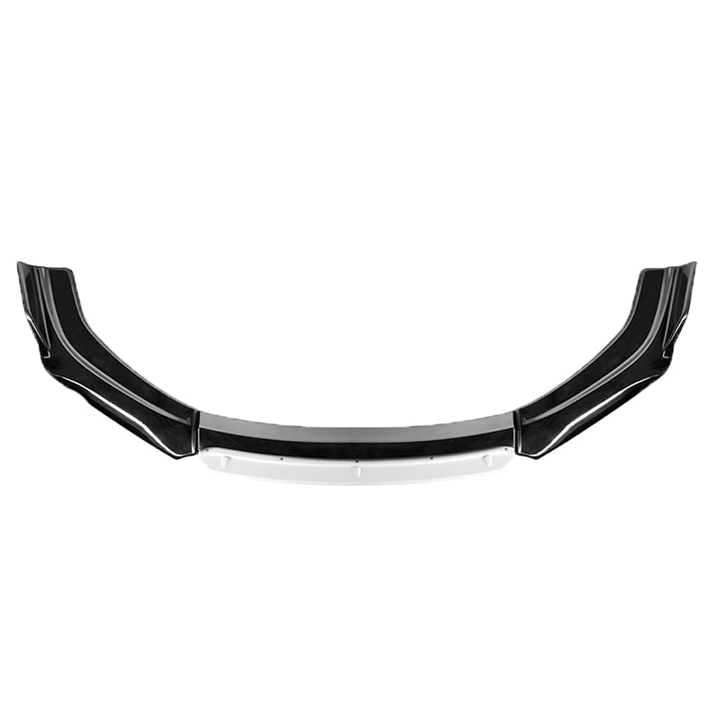 Auto Frontlippe Frontspoiler für BYD F3-2013, Frontstoßstange Spoiler Auto zubehör Frontlippe Spoiler Protector Splitter Kit Frontspoiler Lippe,A-White von WSLZMM