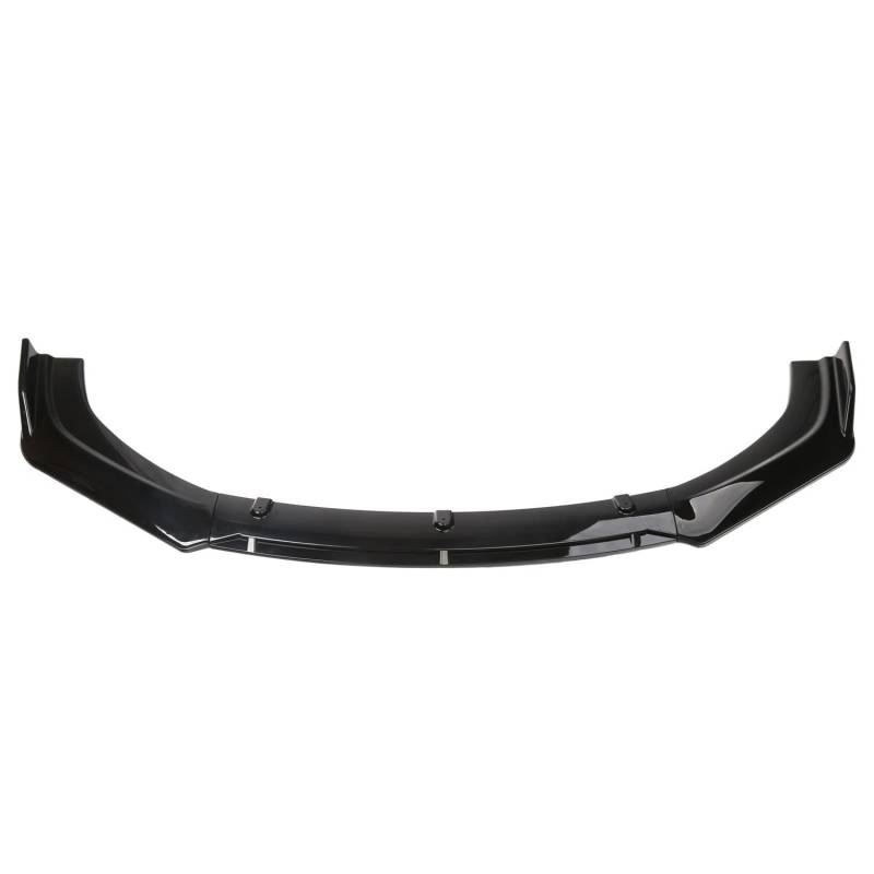 Auto Frontlippe Frontspoiler für Chrysler 300c 2012-2016, Frontstoßstange Spoiler Auto zubehör Frontlippe Spoiler Protector Splitter Kit Frontspoiler Lippe,A-Black von WSLZMM