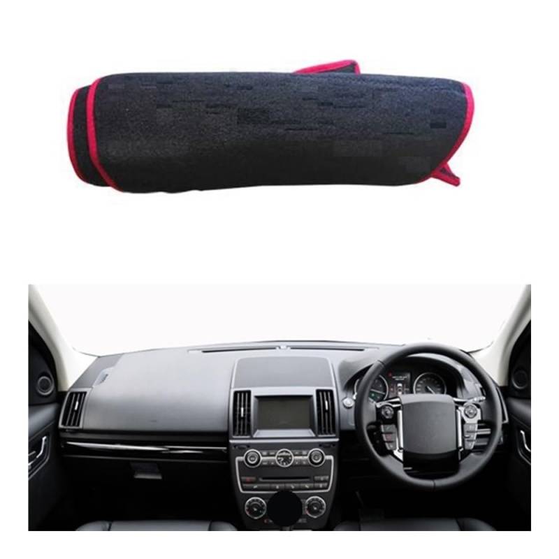 Armaturenbrett-Montagematte Auto Innere Dashboard Abckung Für Land Für Rover Für Freelanr 2 2008-2015 Dash Matte Teppich Kissen Sonne Schatten Dash Matte von WSNZYT