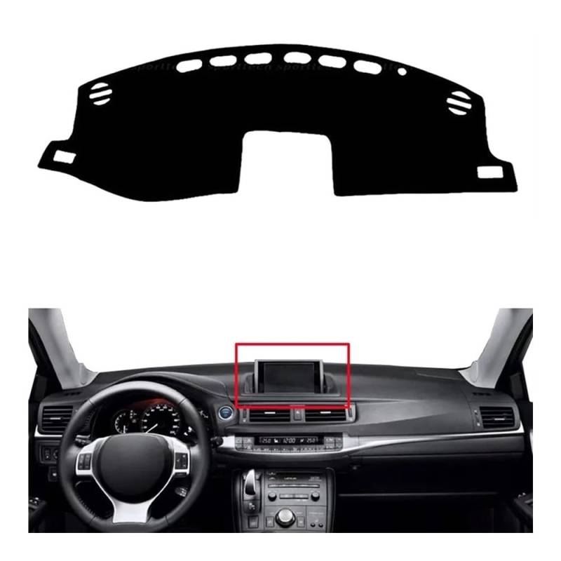 Armaturenbrett-Montagematte Auto Innere Dashboard Abckung Für Lexus Für CT Für 200h 2011-2019 Für CT200h Auto Dash Matte Teppich Cape Sun Sha Dashmat Pad von WSNZYT