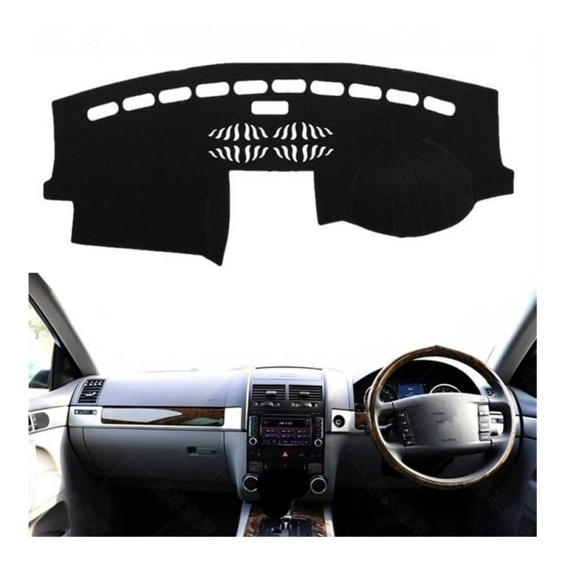 Armaturenbrett-Montagematte Auto Styling Für Für Touareg 2002-2010 Dashboard Abckung Matte Pad Dashmat Sonnenschutzdach Schützen Teppich Teppich Zubehör von WSNZYT