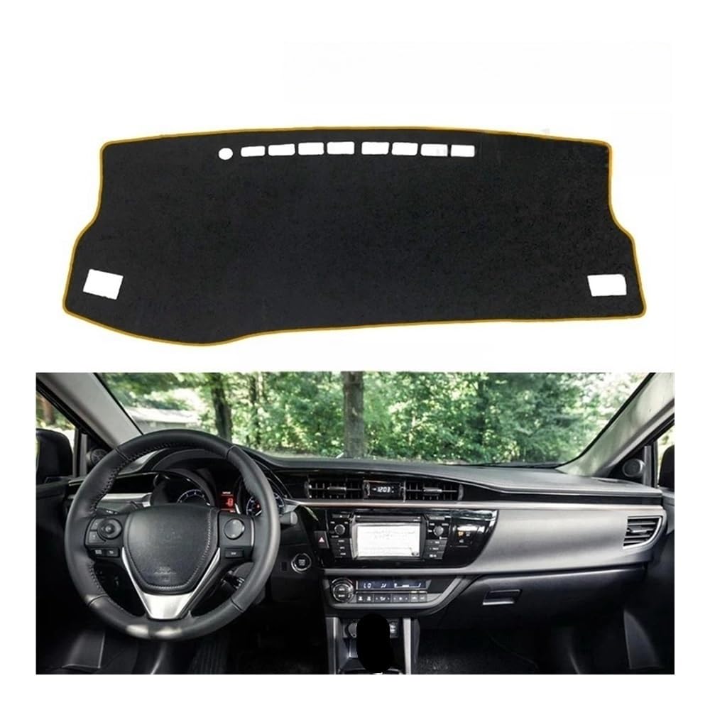 Armaturenbrett-Montagematte Dashboard Cover Schützende Pad Für Für Corolla Für E170 Für E160 2014-2018 Auto Zubehör Dash Board Sonnenschirm Teppich von WSNZYT