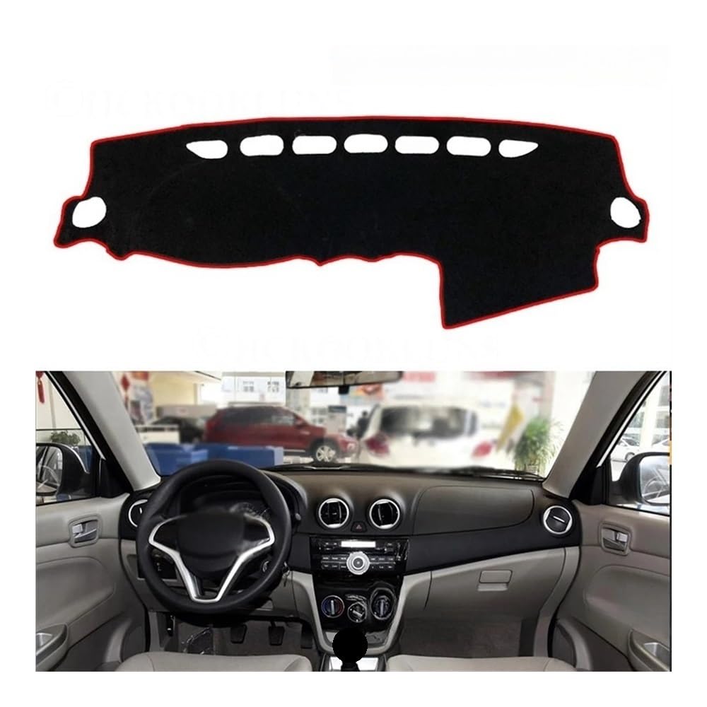 Armaturenbrett-Montagematte Für Changan Für Alsvin Für V3 2012-2015 Auto Zubehör Dash Board Sonnenschirm Teppich Dashboard Cover Schützen Pad von WSNZYT