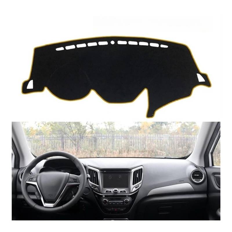 Armaturenbrett-Montagematte Für Changan Für CS15 2016-2019 Auto Zubehör Dash Board Sonnenschirm Teppich Dashmat Dashboard Cover Schützen Pad von WSNZYT