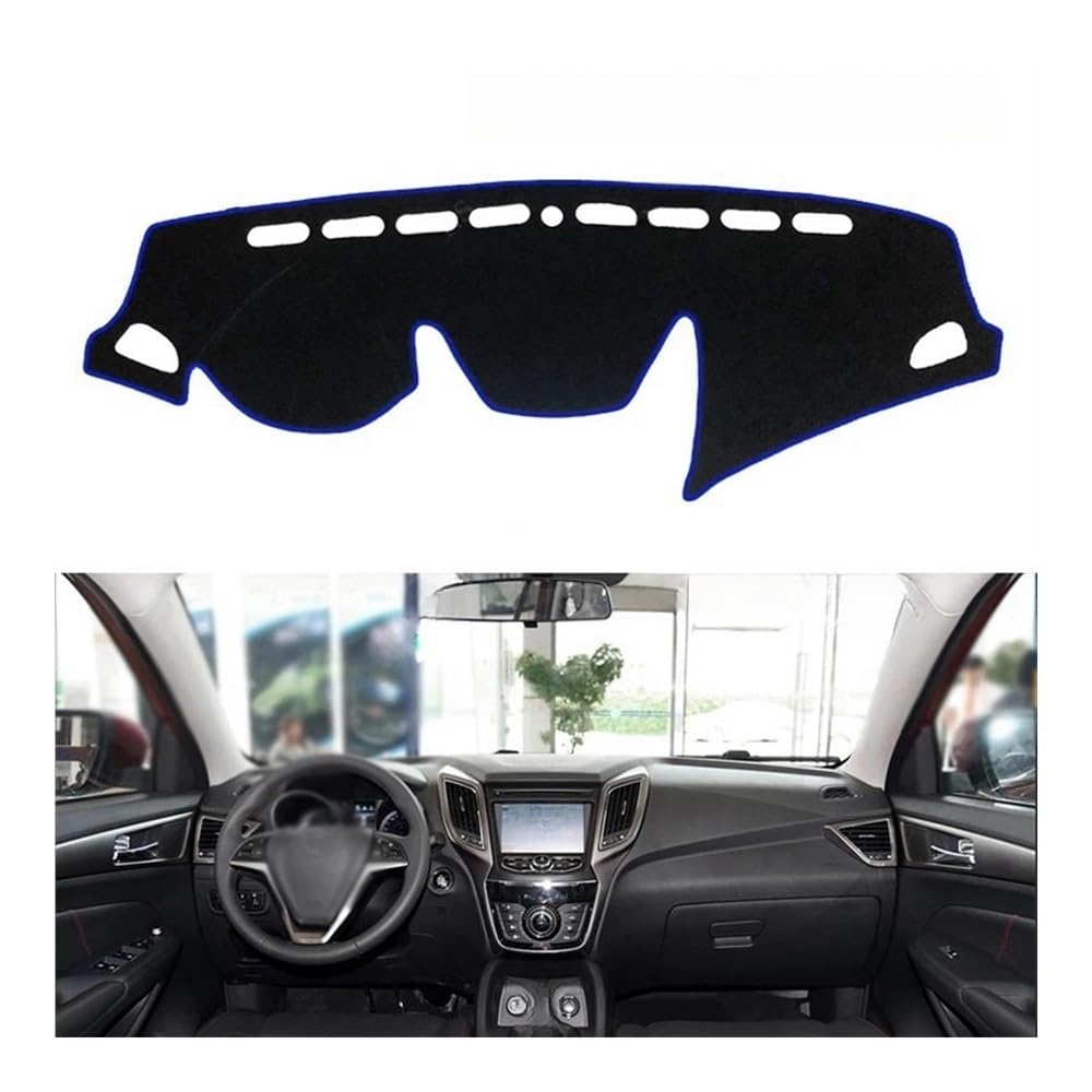 Armaturenbrett-Montagematte Für Changan Für CS75 2014-2017 Auto Zubehör Dash Board Sonnenschirm Teppich Dashmat Dashboard Cover Schützen Pad von WSNZYT