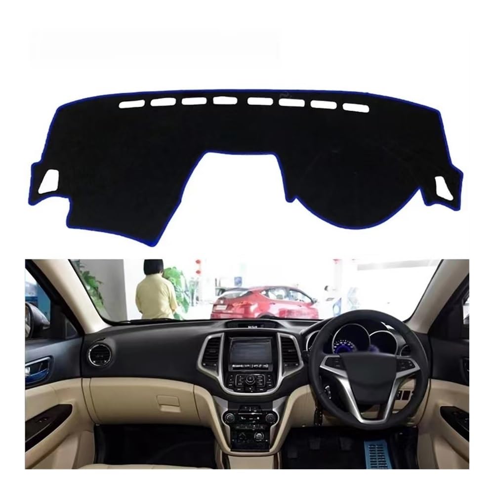 Armaturenbrett-Montagematte Für Changan Für Eado 2012-2015 Auto Zubehör Dash Board Sonnenschirm Teppich Dashmat Dashboard Cover Schützen Pad von WSNZYT