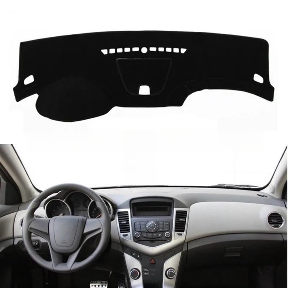 Armaturenbrett-Montagematte Für Chevy Für Cruze 2009-2013 2014 2015 Dashmat Dashboard Abdeckung Matte Pad Instrument Sonnenschirm Schützen Teppich Auto Zubehör von WSNZYT