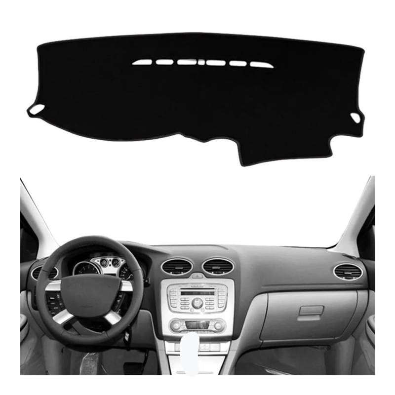 Armaturenbrett-Montagematte Für Ford Für Focus 2005-2011 Dashboard Abdeckung Dash Mat Dashmat Pad Sonnenblende Schützen Teppich Kissen Auto Zubehör von WSNZYT