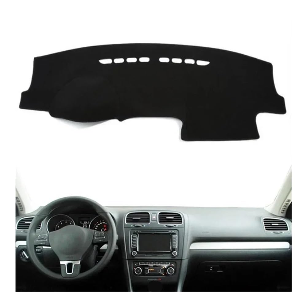 Armaturenbrett-Montagematte Für Für Golf 6 Für MK6 2010-2012 Dashmat Armaturenbrettabdeckung Matte Pad Sonnenschutz Instrument Dash Schutz Teppich Autozubehör von WSNZYT