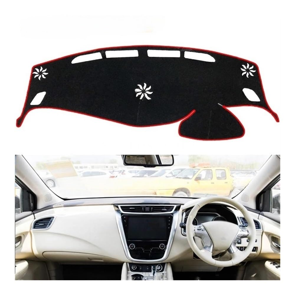 Armaturenbrett-Montagematte Für Für Murano Für Z52 2015-2019 Zubehör Dash Board Sonnenschirm Teppich Dashboard Cover Schützen Pad 2018 von WSNZYT