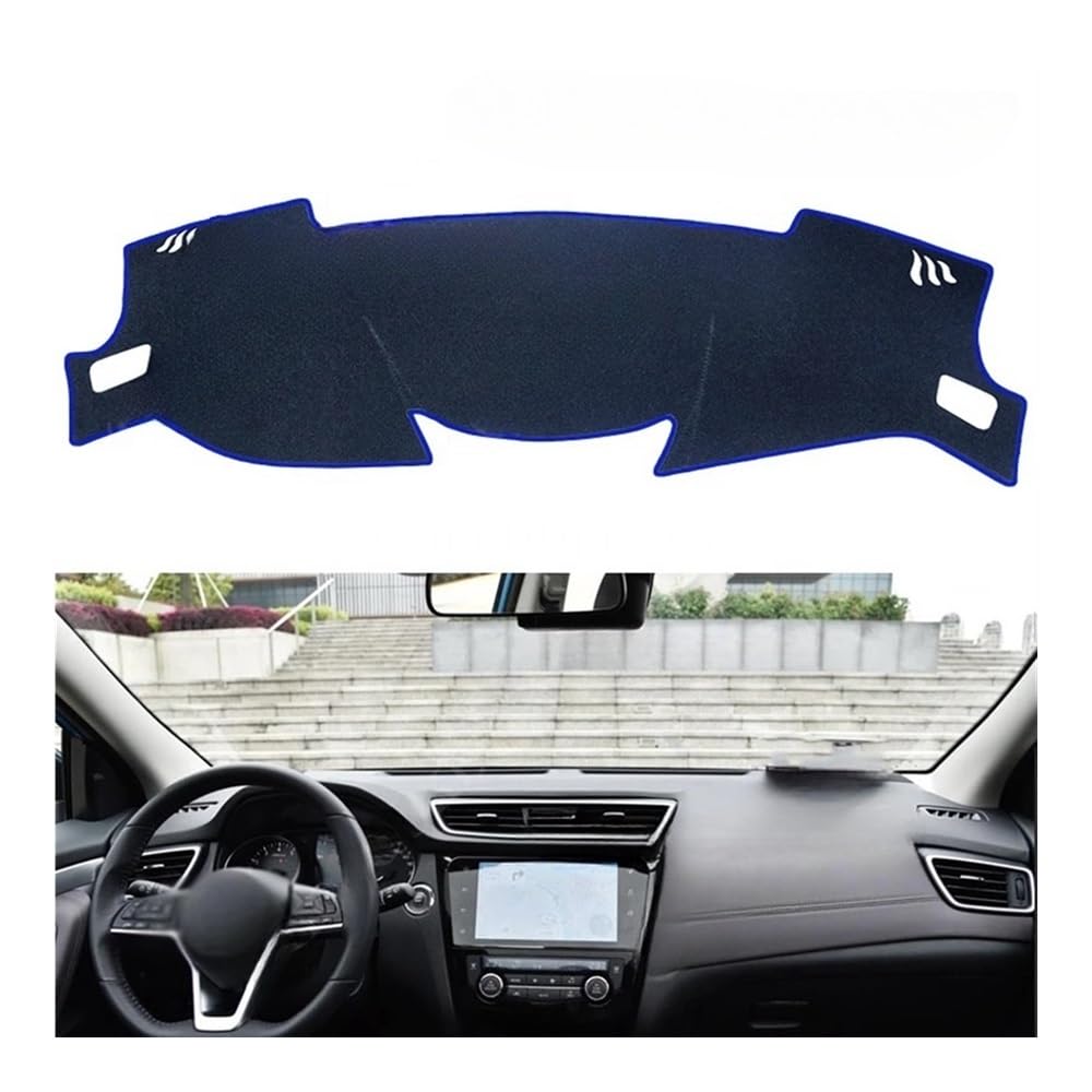 Armaturenbrett-Montagematte Für Für Qashqai Für J11 2014-2020 Auto Zubehör Dash Board Sonnenschirm Teppich Dashboard Cover Schützen Pad von WSNZYT