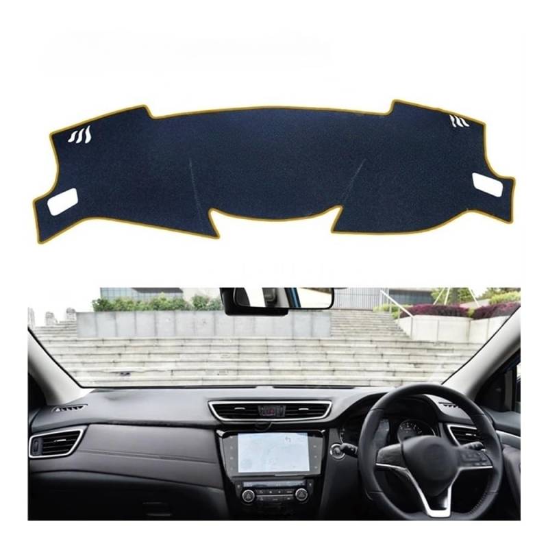 Armaturenbrett-Montagematte Für Für Qashqai Für J11 2014-2020 Auto Zubehör Dash Board Sonnenschirm Teppich Dashboard Cover Schützen Pad von WSNZYT