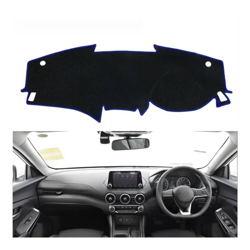 Armaturenbrett-Montagematte Für Für Sentra Für B18 2020 2021 Zubehör Dash Board Sonnenschirm Teppich Sen Tra Dashboard Cover Schützen Pad von WSNZYT