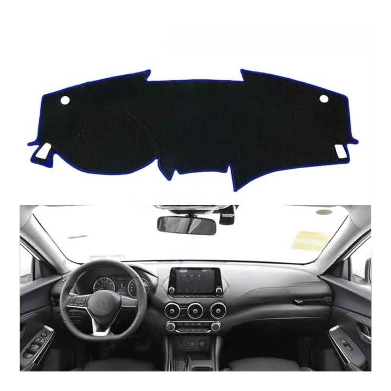 Armaturenbrett-Montagematte Für Für Sentra Für B18 2020 2021 Zubehör Dash Board Sonnenschirm Teppich Sen Tra Dashboard Cover Schützen Pad von WSNZYT