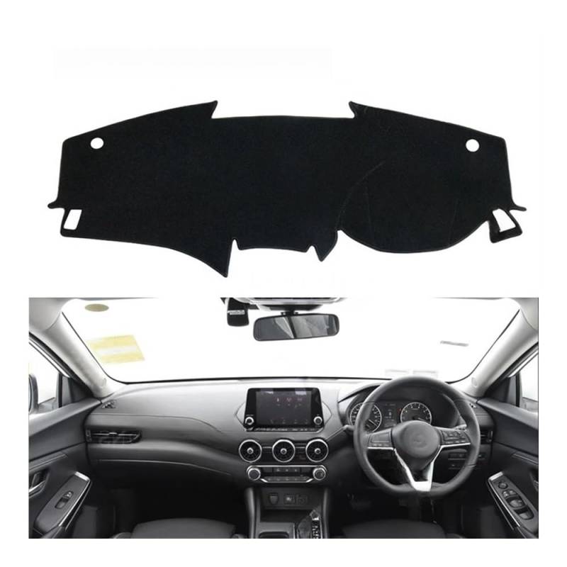 Armaturenbrett-Montagematte Für Für Sentra Für B18 2020 2021 Zubehör Dash Board Sonnenschirm Teppich Sen Tra Dashboard Cover Schützen Pad von WSNZYT