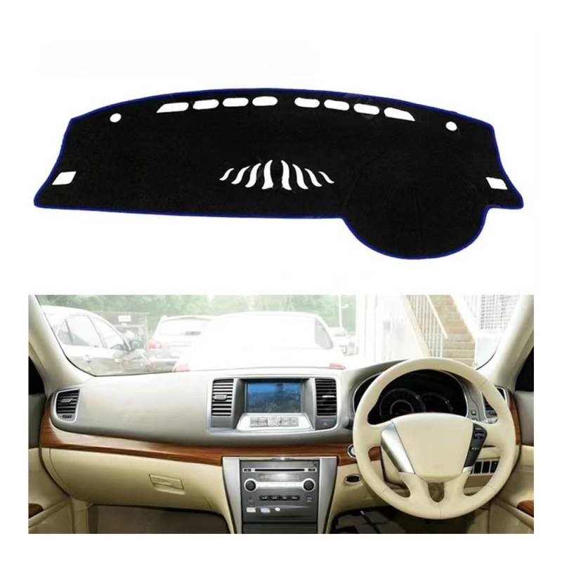 Armaturenbrett-Montagematte Für Für Teana Für Altima Für J32 2008-2012 Zubehör Dash Board Sunsha Teppich Dashboard Cover Schützen Pad von WSNZYT