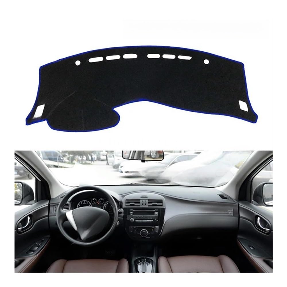 Armaturenbrett-Montagematte Für Für Tiida Für Pulsar Für C12 2012-2014 Zubehör Dash Board Sonnenschirm Teppich Dashboard Cover Schützen Pad von WSNZYT