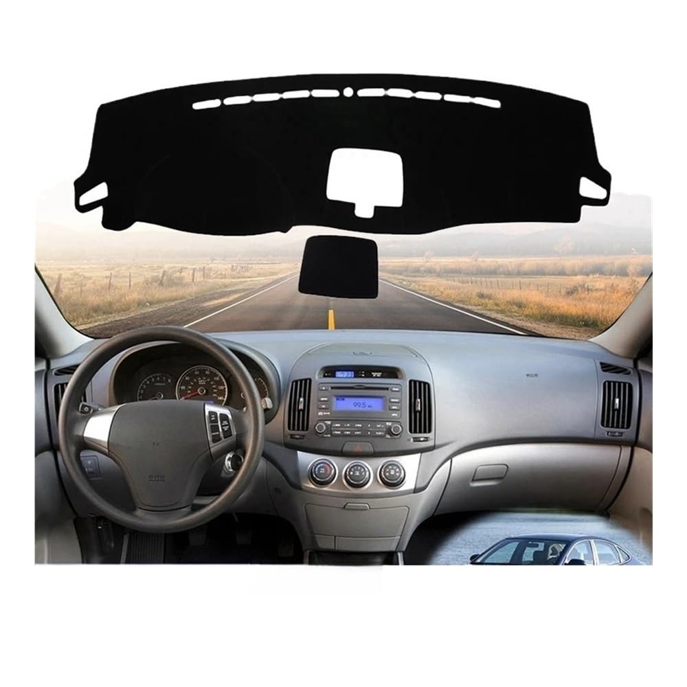 Armaturenbrett-Montagematte Für Hyundai Für Elantra 2008-2010 Auto-Armaturenbrett-Lichtmatte Vermeiden Instrumentenplattformabdeckung Schutzmatte Teppichzubehör von WSNZYT