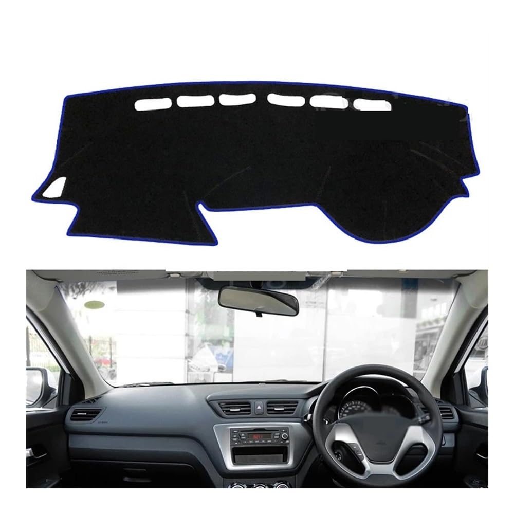 Armaturenbrett-Montagematte Für KIA Für RIO 3 Für K2 2012-2016 Anti-Slip Matte Dashboard Abckung Pad Sonnenschirm Dashmat Teppich Zubehör von WSNZYT