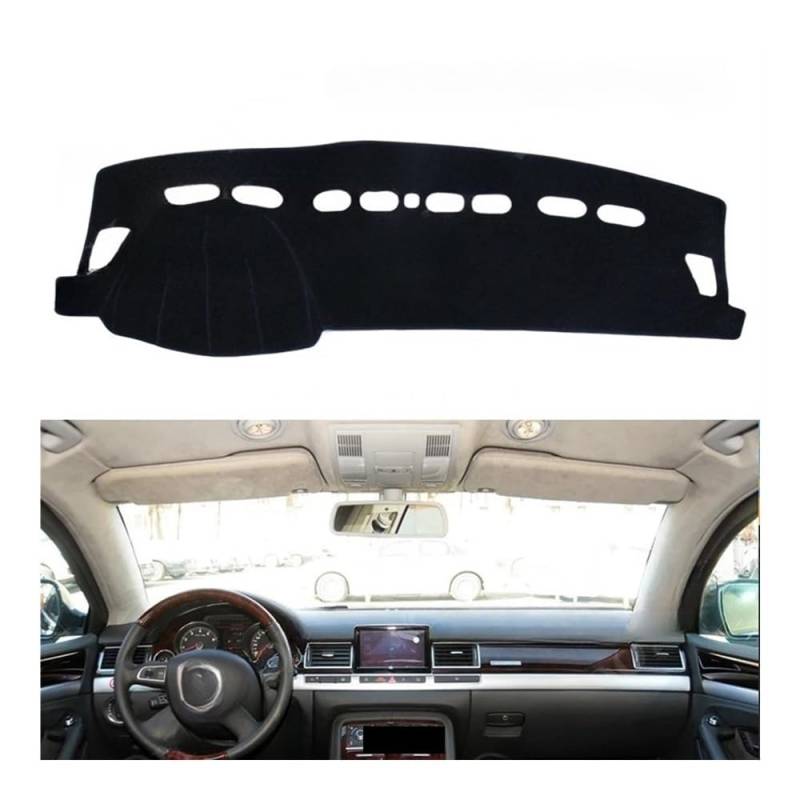 Armaturenbrett-Montagematte Polyester Für A8 Für D3 2003-2010 Für 4E Auto Zubehör Dash Board Sonnenschirm Teppich Für S-linie Dashboard Abckung Schutz Pad von WSNZYT