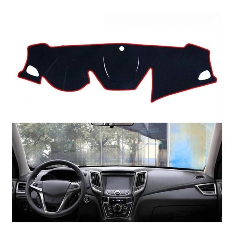 Armaturenbrett-Montagematte Polyester Für Changan Für CS35 2018-2020 Auto Zubehör Dash Board Sonnenschirm Teppich Für CS 35 Dashboard Cover Schützen Pad von WSNZYT