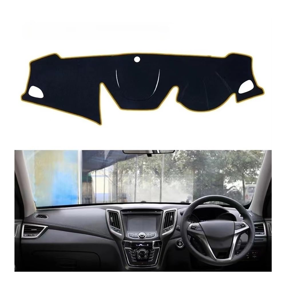 Armaturenbrett-Montagematte Polyester Für Changan Für CS35 2018-2020 Auto Zubehör Dash Board Sonnenschirm Teppich Für CS 35 Dashboard Cover Schützen Pad von WSNZYT