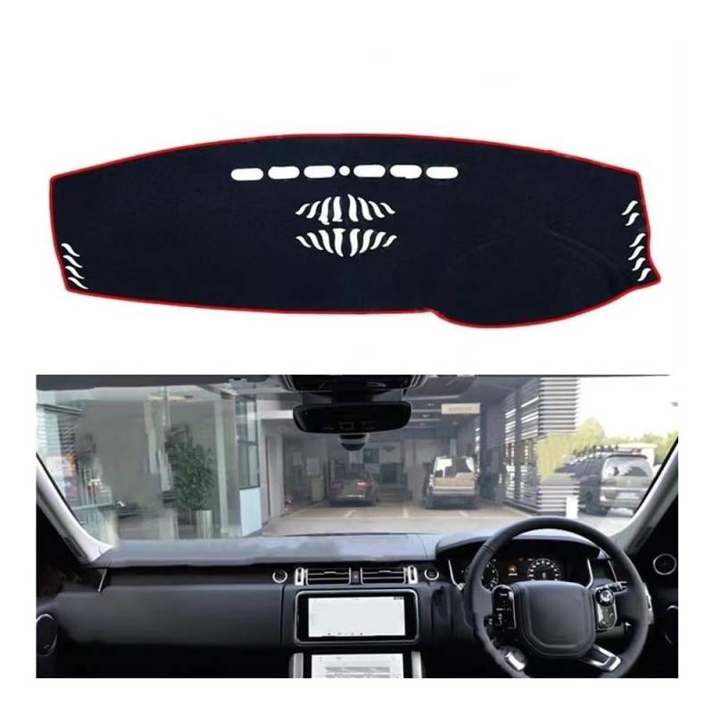 Armaturenbrett-Montagematte Polyester Für Land Für Rover Für Range Für L405 2013-2019 Zubehör Dash Board Sonnenschirm Teppich Dashboard Abckung Schutzhülle Pad von WSNZYT