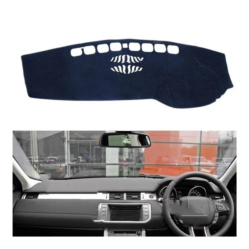 Armaturenbrett-Montagematte Polyester Für Land Für Rover Für Range Für L538 2011-2018 Zubehör Dash Board Sonnenschirm Teppich Dashboard Abckung Schutzhülle Pad von WSNZYT