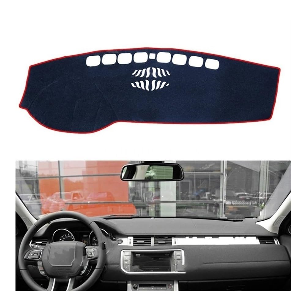 Armaturenbrett-Montagematte Polyester Für Land Für Rover Für Range Für L538 2011-2018 Zubehör Dash Board Sonnenschirm Teppich Dashboard Abckung Schutzhülle Pad von WSNZYT