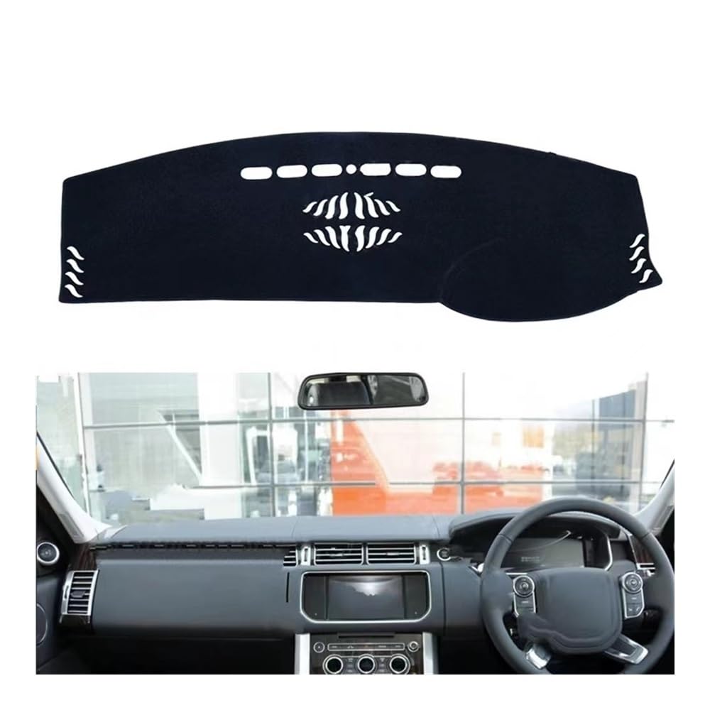 Armaturenbrett-Montagematte Polyester Für Land Für Rover Für Range Sport Für L494 2014-2019 Zubehör Dash Board Sunsha Teppich Dashboard Abckung Schutz Pad von WSNZYT