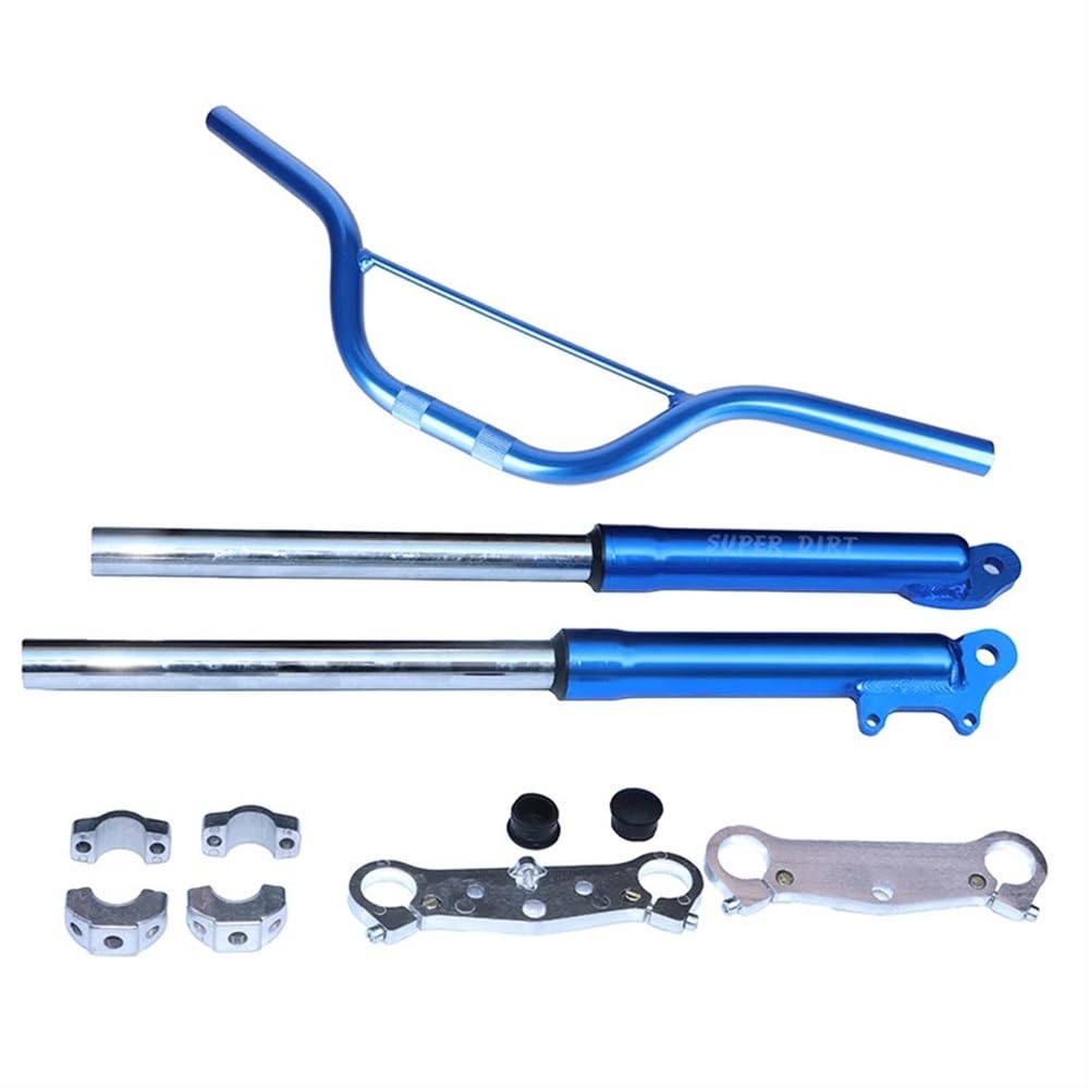 Fahrrad Feder Stoßdämpfer Motorrad 22mm 7/8 "Aluminium Lenker Vorne Stoßdämpfer Suspension Kit Für 47cc 49cc Dirt Pit Bike Moped Superbike von WSNZYT