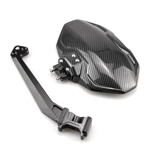 Motorrad-Kotflügel Motorrad Hinten Carbon Kotflügel Kotflügel Spritzschutz mit Kennzeichen Für YA&MAHA MT-07 MT07 MT 07 XSR700 2014-2022 Zubehör Motorradverkleidung von WSNZYT