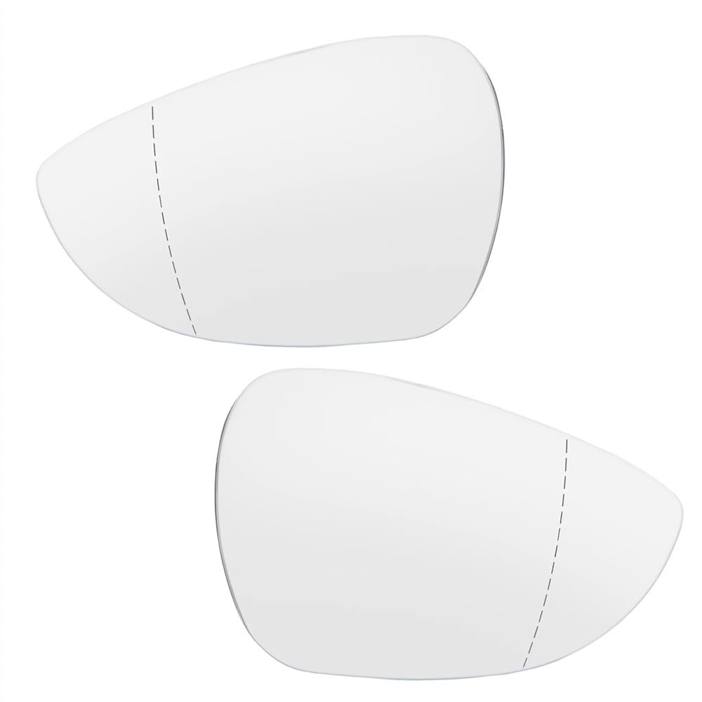 Spiegelglas Ersatz Rückspiegelglas Für Aufkleben Ohne Platte, Auto-Rückspiegel Für Ford, Für Fiesta, Für MK7 2008 2009 2010 2012 2013–2017, Für B-Max 2012+ von WSNZYT