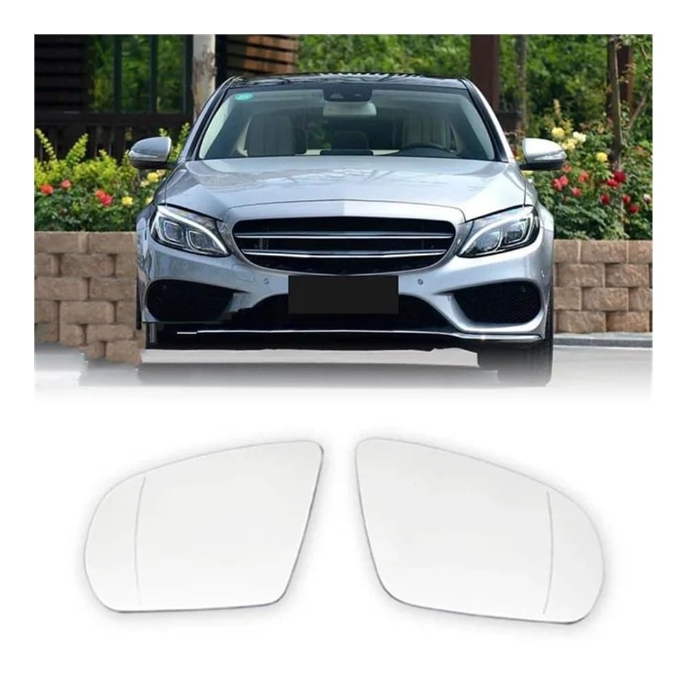 Spiegelglas Ersatz Seitenflügel-Rückspiegelglas, Toter Winkel, Für Benz, Für GLC, Für Klasse, Für W205, Für W222, Für W213, Für X253 2013–2021 Auto von WSNZYT