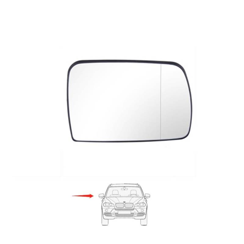 Spiegelglas Ersatz Seitenrückspiegelglas Antibeschlag-Türflügelspiegelblatt Für X5 Für E53 1999 2000 2001 2002 2003 2004-2006 Autozubehör von WSNZYT