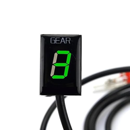 WSNZYT Ganganzeige Speed Gear Digitalanzeige Motorrad Ganganzeige Display Meter Für Ka&wasaki Für Ve&rsys 650 Für Ve&rsys 650 Für Ve&rsys 1000 KLE 650 KLE650 Für Ninja 300 250R 250 R 400 R von WSNZYT