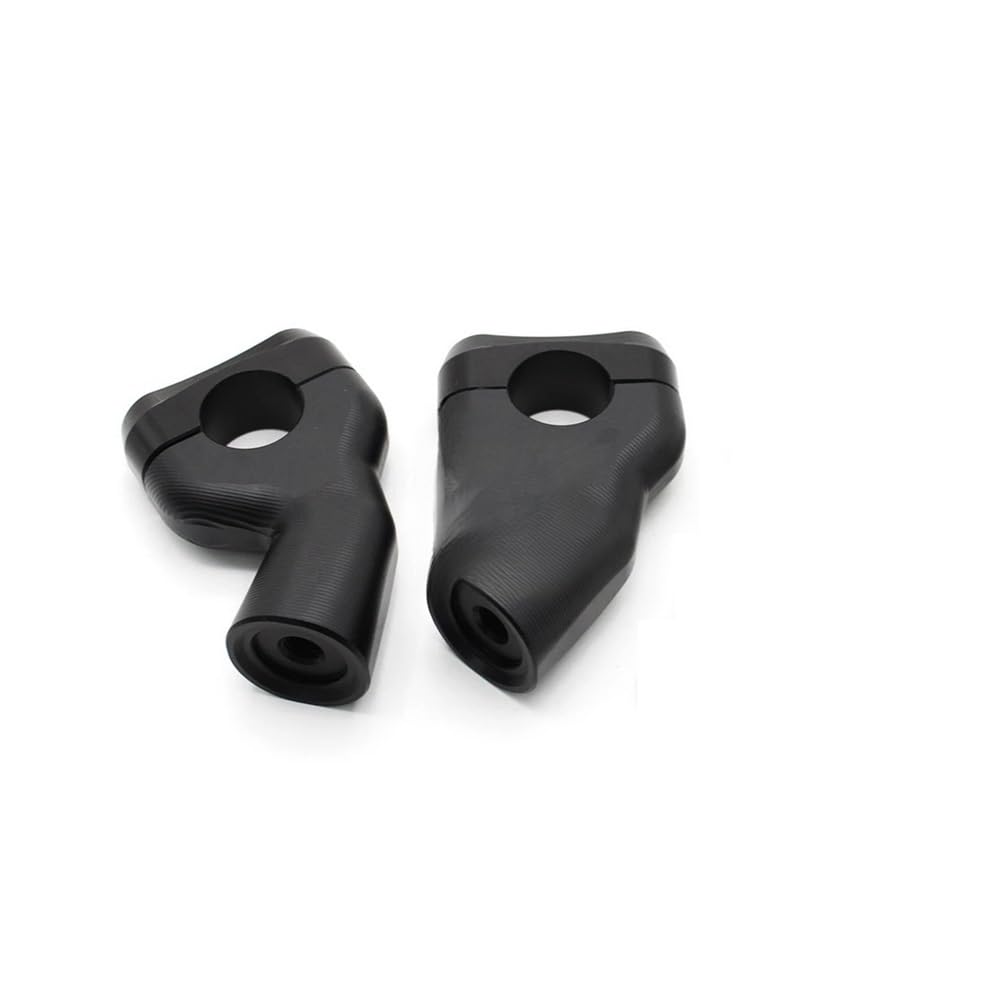 WSNZYT Motorrad Lenker Risers Motorradzubehör Lenkererhöhungsklemmen Adapter für Tr&iumph für Bobber T100 T120 Speed ​​Twin Schwarz Erhöhen Sie den Lenker von WSNZYT