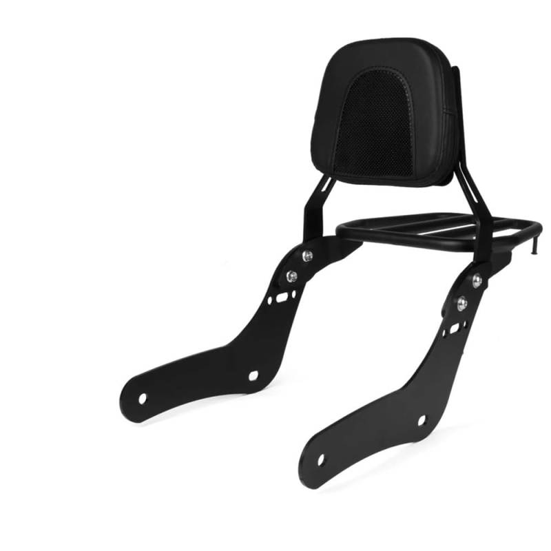 WSNZYT Motorrad Rückenlehne Für Rebel CMX1100 Für Rebel 1100 DCT 2021-2024 Motorrad Passagier Hinten Rückenlehne Mit Gepäck Rack von WSNZYT