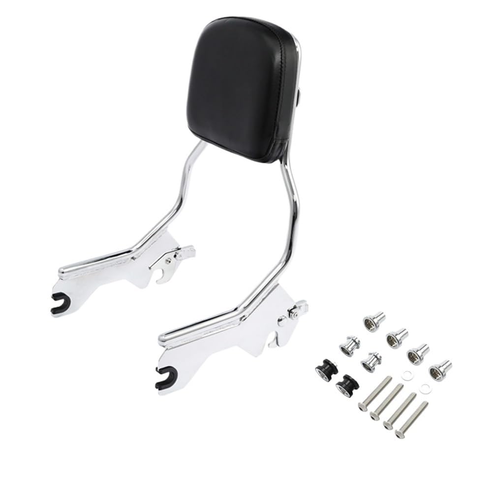 WSNZYT Motorrad Rückenlehne Motorrad Aufrecht Rückenlehne Docking Hardware Kit Für Ha&rley Für Low Rider Für Sport Glide FXLR FXLRS FLSB 2018-2024 von WSNZYT